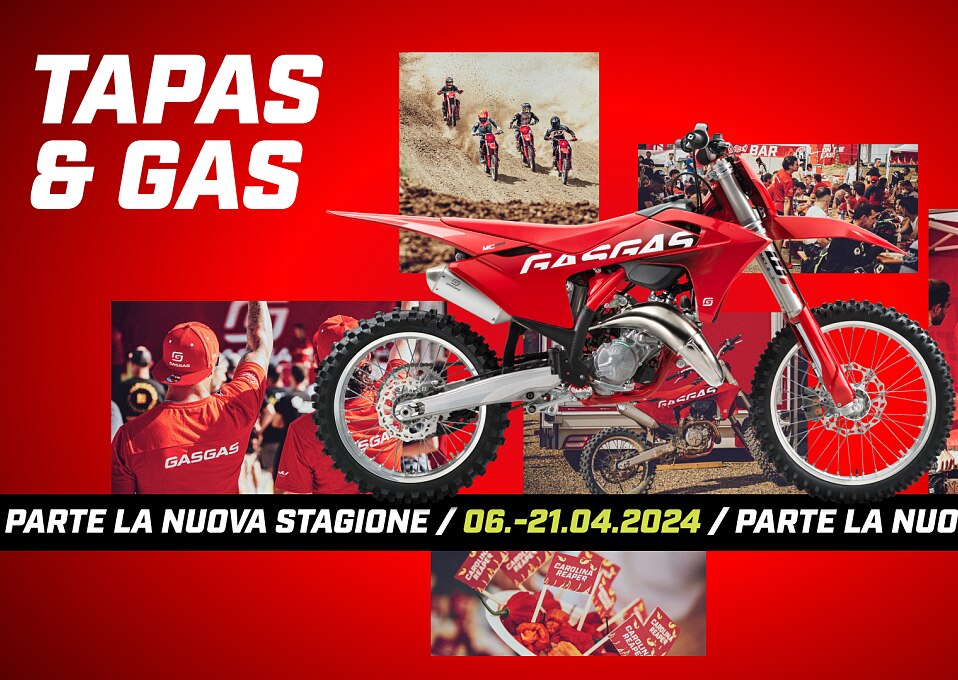 Tapas & GAS, la serie di eventi ad alto numero di ottani targati GASGAS