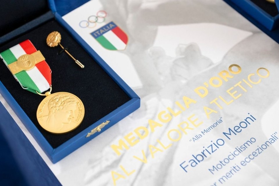 Medaglia d’Oro al Valore Atletico a Fabrizio Meoni