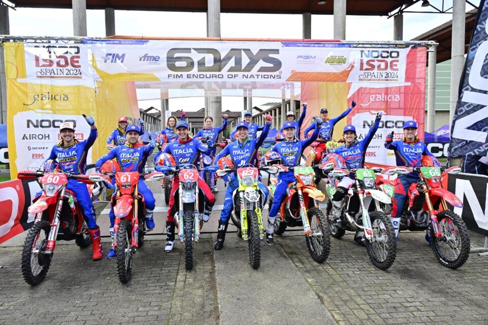 Gli azzurri pronti per la Sei Giorni di Enduro 2024