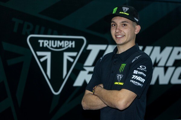 Guillem Farres con Triumph Factory Racing nel Mondiale MX2