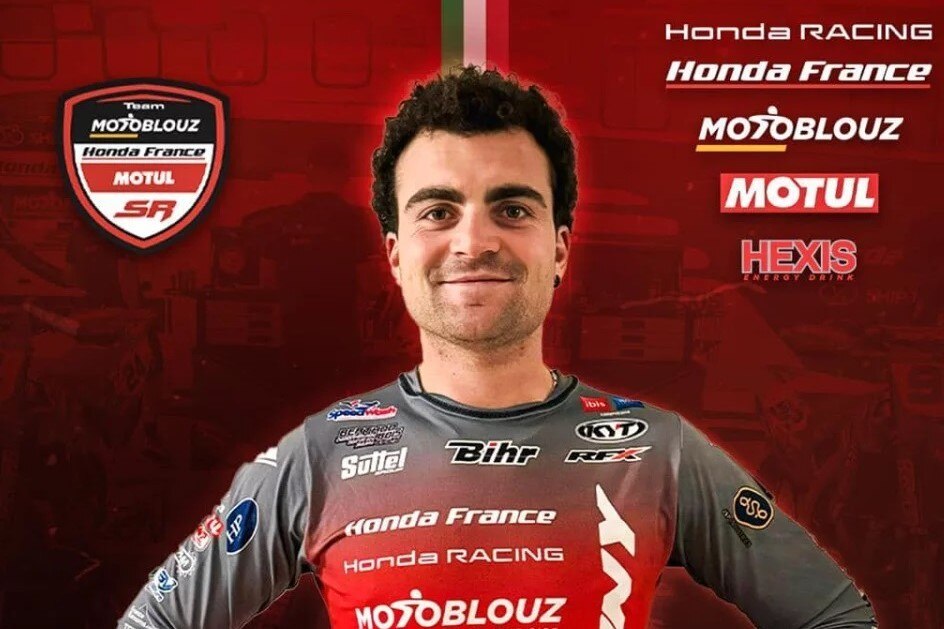 Alberto Forato firma per SR Motoblouz Honda