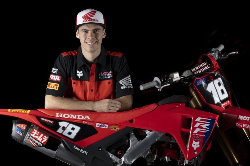 Valerio Lata con il Team Honda HRC MX2 per il 2025