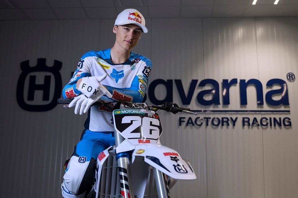 Liam Everts con Husqvarna Factory Racing nel mondiale MX2 2025 Liam Everts con Husqvarna Factory Racing nel mondiale MX2 2025
