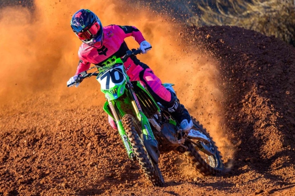 Ecco Jorge Prado sulla Kawasaki!