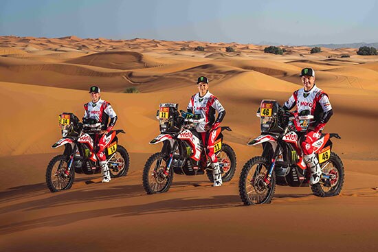 Hero MotoSports Team Rally presenta la squadra per il Dakar Rally 2025