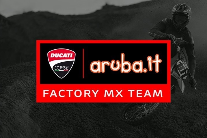 Aruba.it title sponsor del team ufficiale Ducati in MXGP