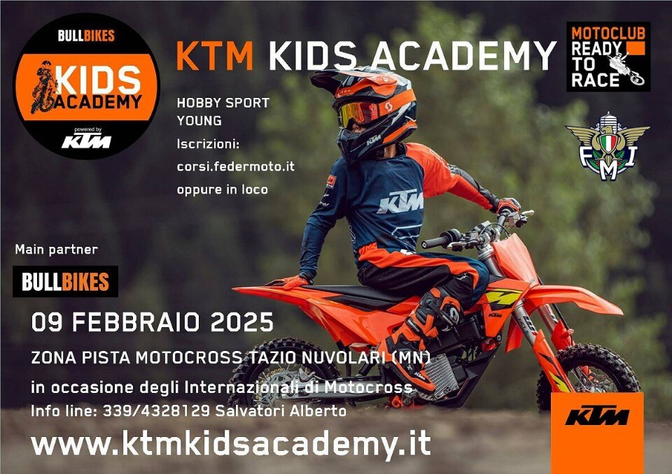 Partnership tra KTM e “Kids Academy” per il futuro del motocross