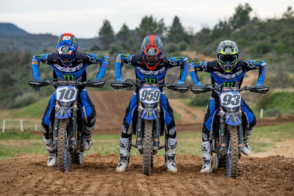 I team Monster Energy Yamaha Factory MXGP e MX2 pronti per ila stagione 2025
