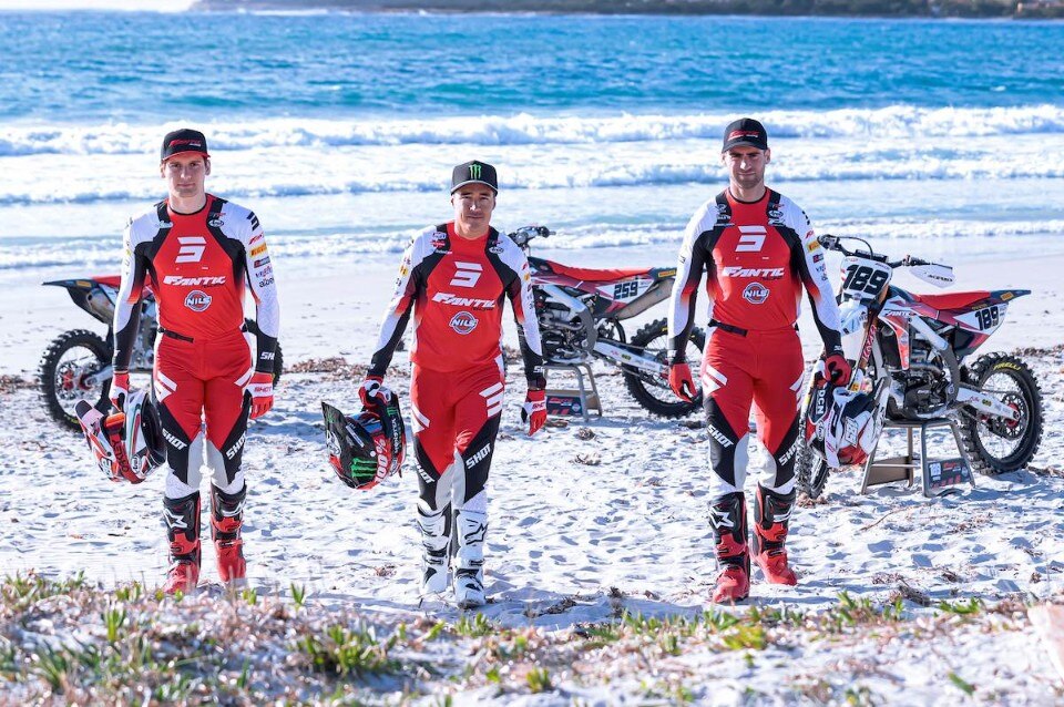 Presentati i tre piloti del Team Fantic Factory Racing MXGP