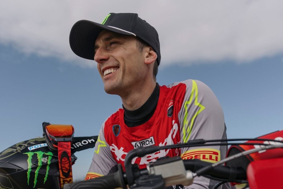 Alessandro Lupino in gara con la Ducati nel MXGP di Svizzera