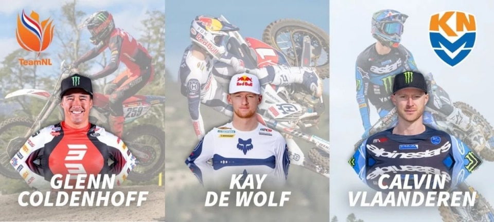 Motocross delle Nazioni 2025: presentate le squadre di Belgio e Olanda