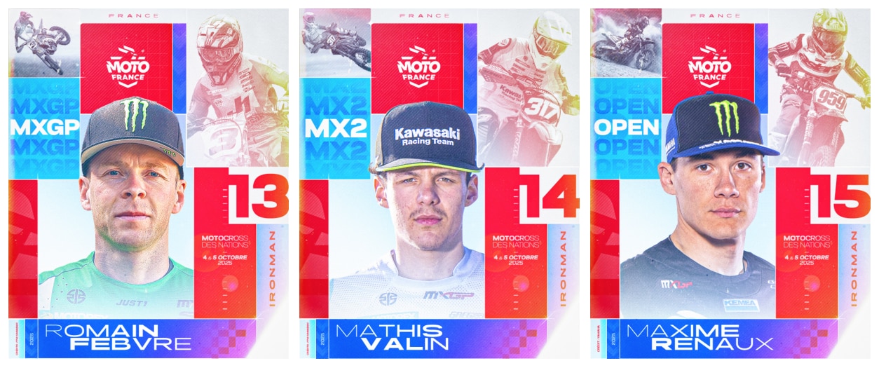 Motocross delle Nazioni 2025: ecco la squadra francese!
