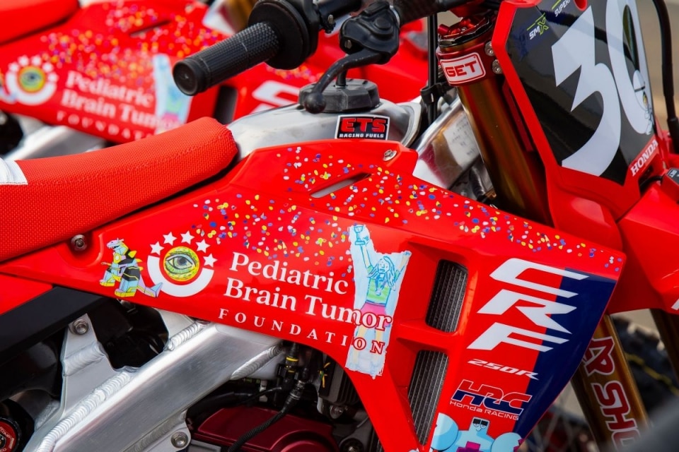 All'asta le plastiche autografate del Team Honda HRC