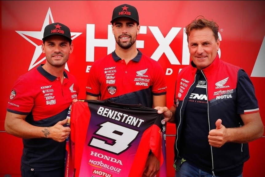 Thibault Benistant firma con SR Motoblouz Honda