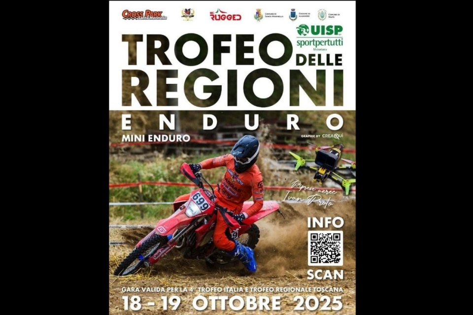 A Santa Marinella (RM) il Trofeo delle Regioni Enduro UISP 2025 A Santa Marinella (RM) il Trofeo delle Regioni Enduro UISP 2025