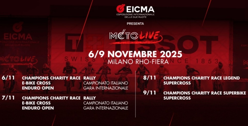 20 anni di EICMA Motolive: tutti i campioni del motorsport al via