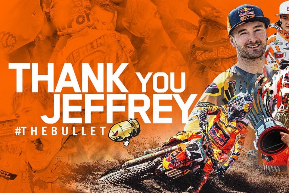 KTM ringrazia e saluta Jeffrey Herlings