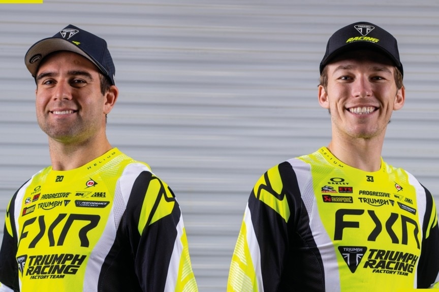 Triumph Factory Racing con Jordon Smith e Austin Forkner nell’AMA SX 450