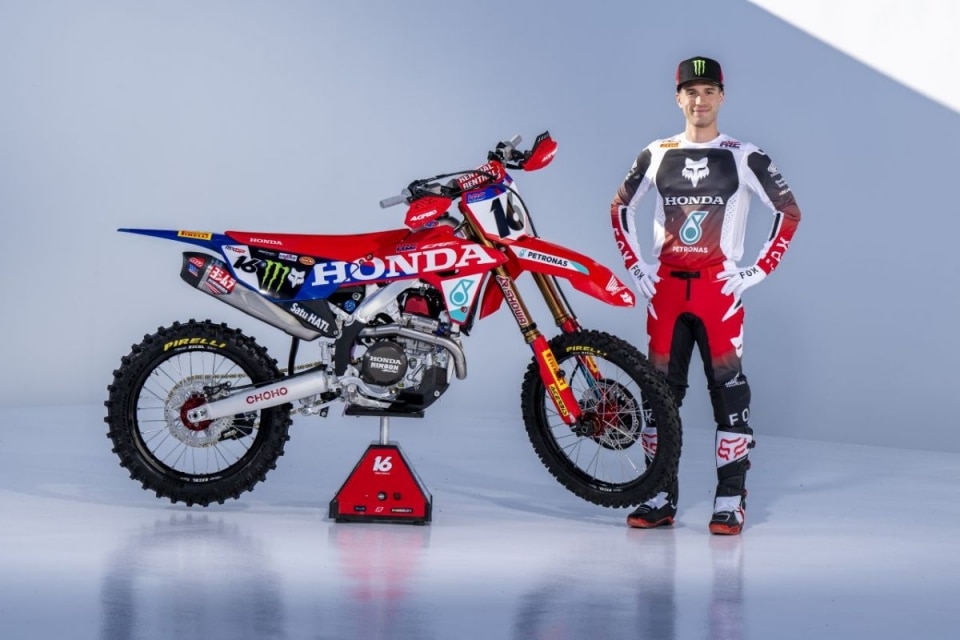 Honda HRC presenta la squadra per l'MXGP 2026 e il nuovo sponsor