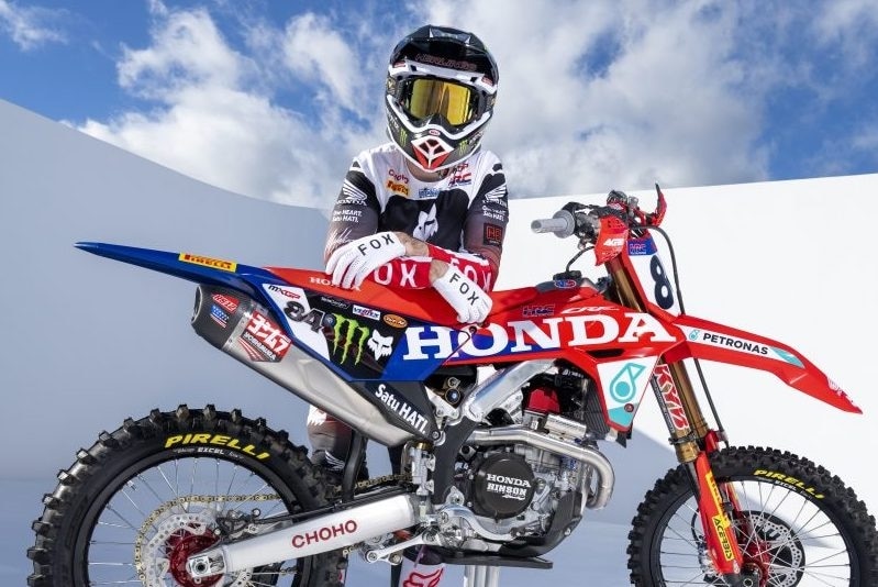 Honda HRC presenta la squadra per l'MXGP 2026 e il nuovo sponsor