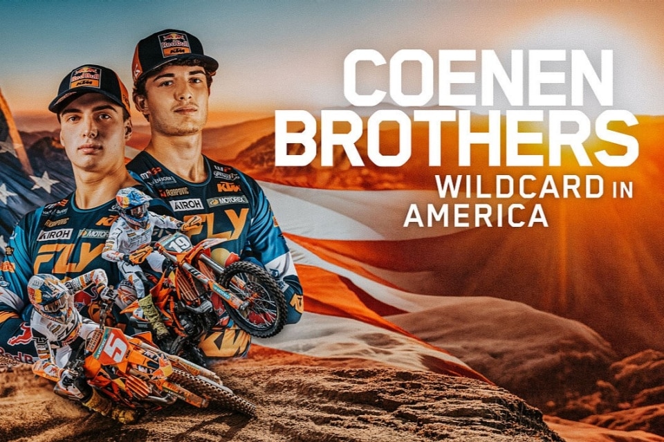 I fratelli Coenen sbarcano in America: saranno al via di alcune gare dell'AMA Pro Motocross 2026
