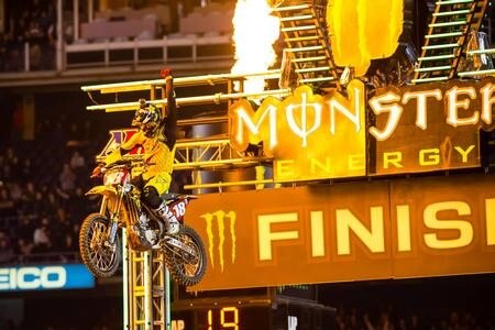 AMA Supercross 2013 - San Diego.  Millsaps fa sul serio