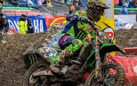 AMA Supercross 2018 – Seattle. Eli Tomac nel fango