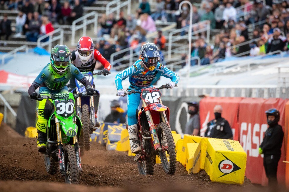 2021 AMA Supercross - A Salt Lake1 torna alla vittoria Marvin Musquin - VIDEO