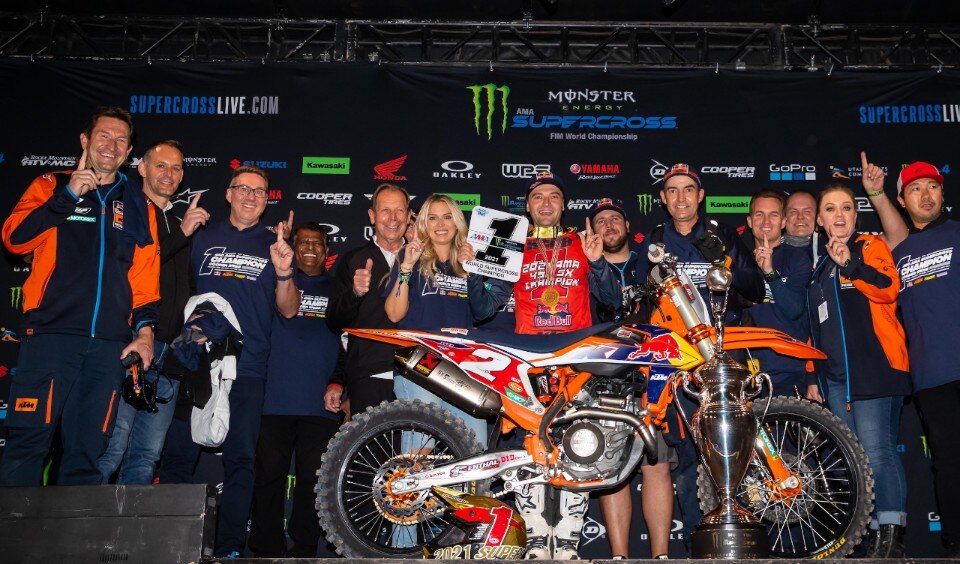 2021 AMA Supercross, il campione è Cooper Webb - VIDEO