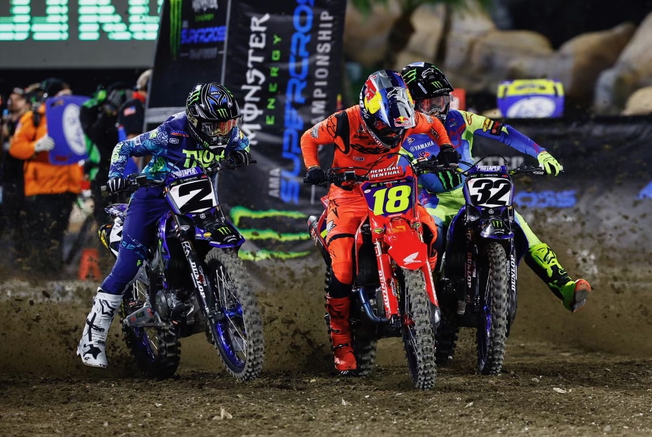 AMA Supercross 2024 Anaheim1 Jett Lawrence entra nella storia