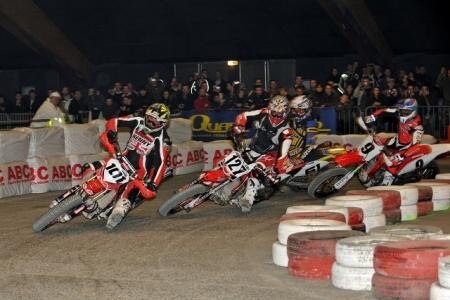 Supermotard Indoor - Parc Expo Tours. Lazzarini inizia bene la nuova stagione