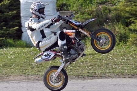 Campionato Italiano Minibike Motard - Fermo.  Francesco Levi e Alceste Pallotta i mattatori