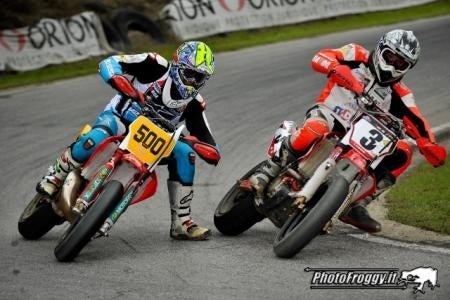 Coppa Italia AICS Supermotard - Moncalieri. Spettacolo tra Gaspardone ed Ermondi