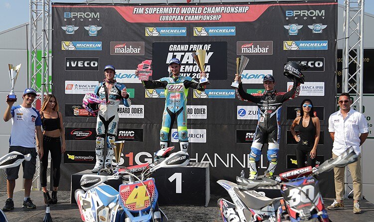 Mondiale Supermoto S1. Thomas Chareyre vince il GP d'Italia
