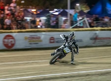 Italiano Flat Track. Doppietta di Francesco Cecchini a Misano