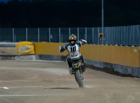 Campionato Italiano Flat Track. Francesco Cecchini campione 2018