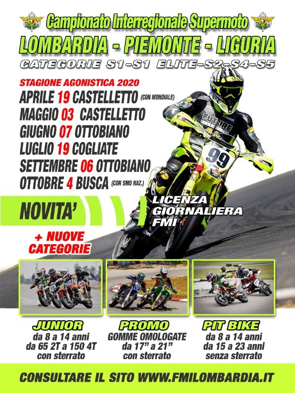Campionato Interregionale Supermoto 2020 Campionato Interregionale Supermoto 2020