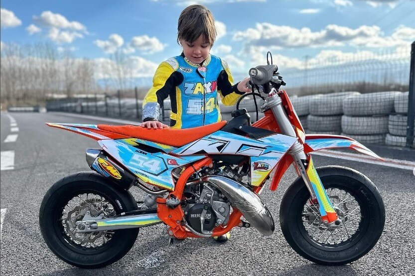 Zayn Sofuoglu campione turco Supermotard a cinque anni!