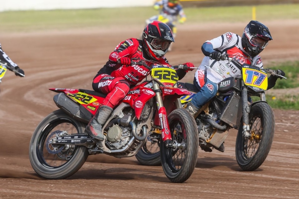 Debutto esplosivo per Ducati nel Mondiale Flat Track