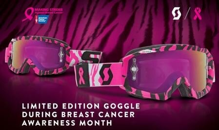 Maschera Scott Limited Edition. Per supportare la lotta al cancro al seno