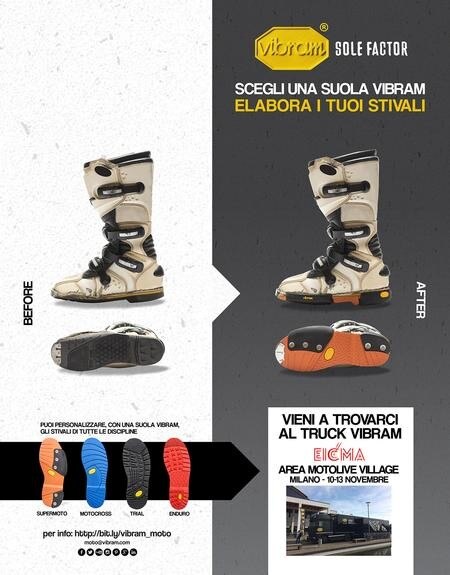 EICMA 2016. Prova Vibram Sole Factor!