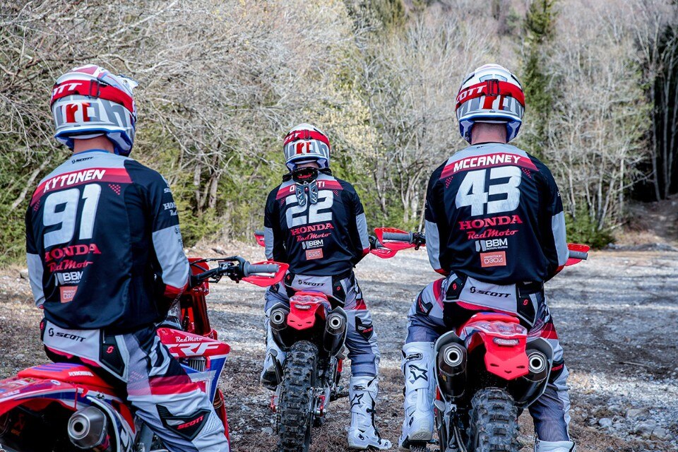 Team Honda RedMoto - novità riguardo l'equipaggiamento tecnico!