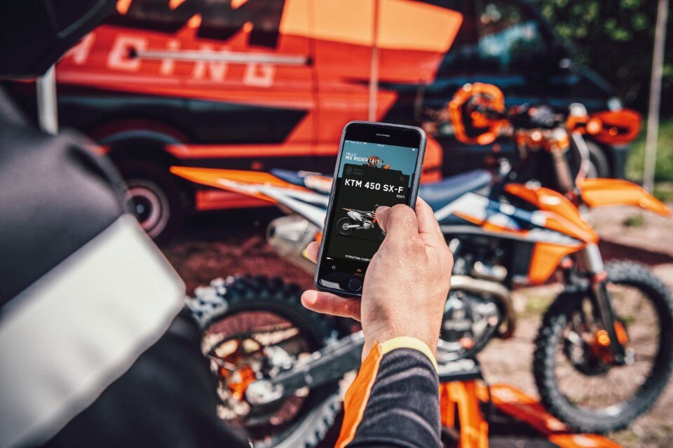 Disponibile l'app myKTM per i modelli SX-F 2021 Disponibile l'app myKTM per i modelli SX-F 2021