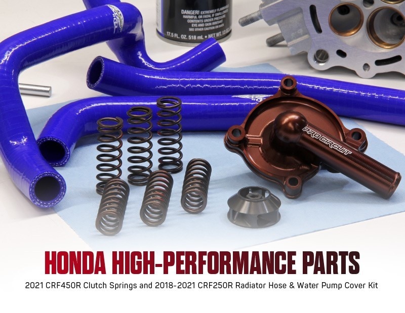 Pro Circuit CRF450R Clutch Springs and CRF250R Hose & Water Pump Kit Pro Circuit CRF450R Clutch Springs and CRF250R Hose & Water Pump Kit