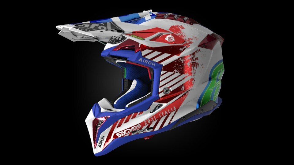 Airoh Aviator 3 Six Days Italia 2021 Limited Edition