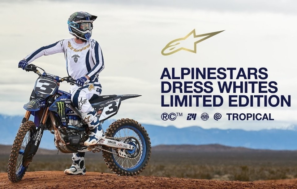 Alpinestars Limited Edition Dress Whites Tropical Collection