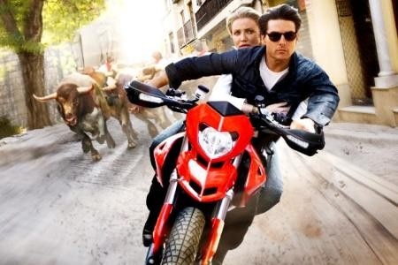 Ancora su "Knight and Day". La moto del film è una Ducati Hypermotard!