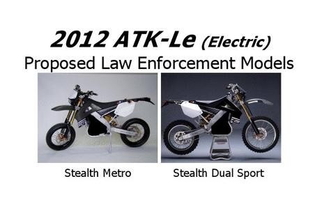 ATK-LE. Moto elettriche per la polizia