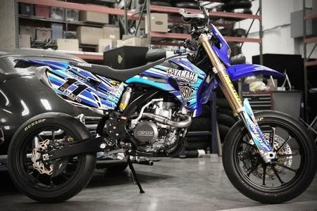 Yamaha WR450 Supermoto by Roland Sands. Una special per Ben Spies