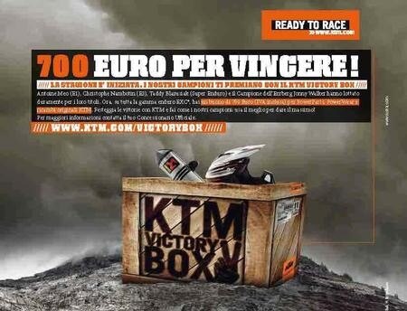 Promozione enduro KTM. Fatti la "Victory Box"